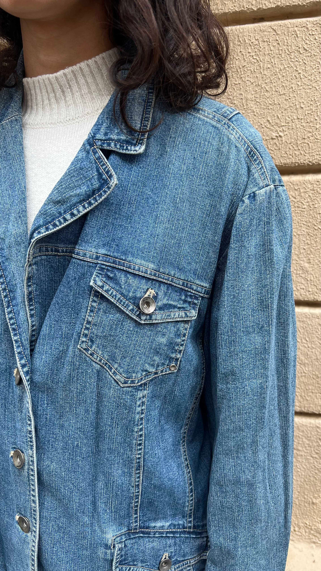 Button Up Denim Jacket