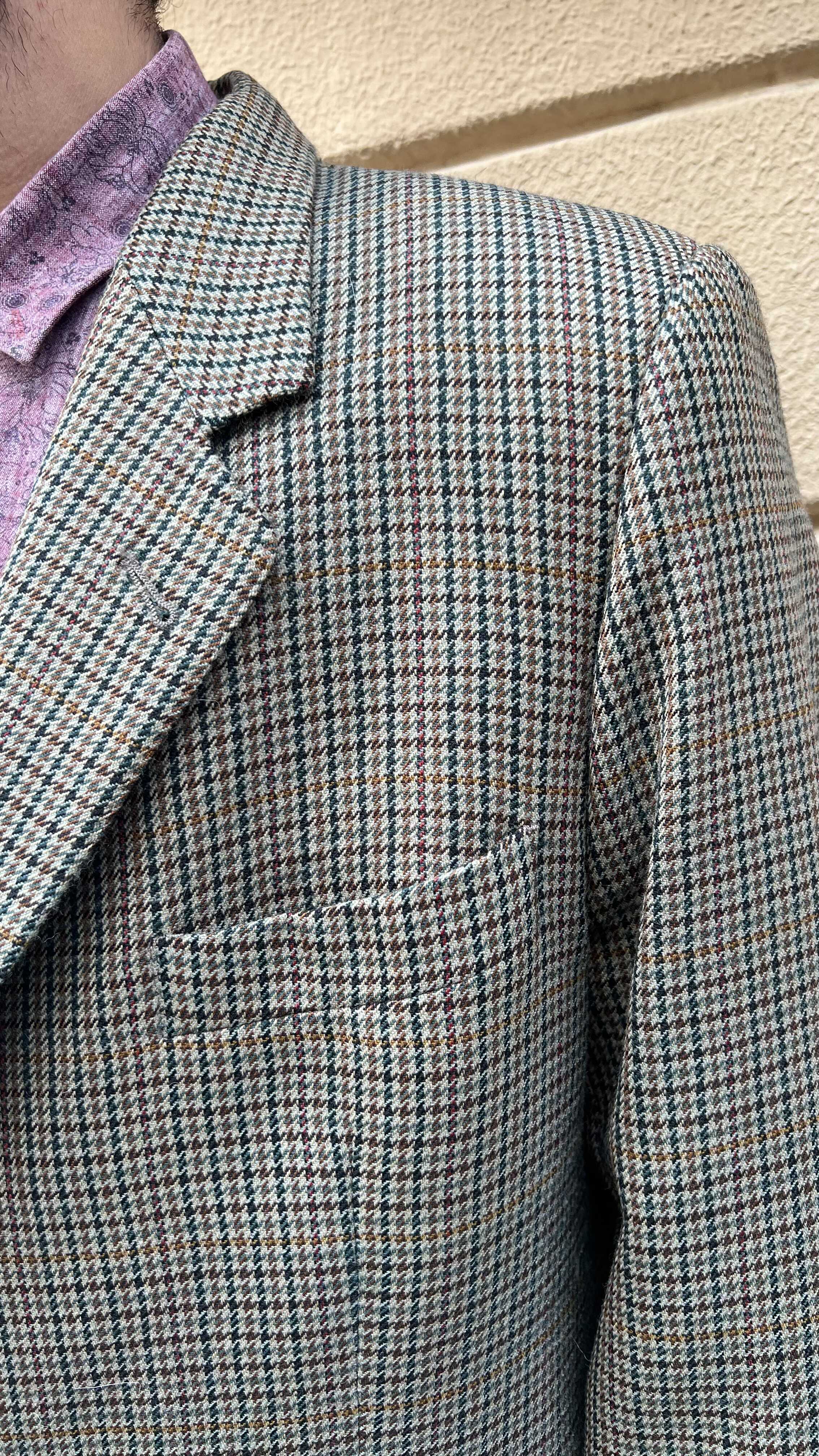 Hound’s tooth colorful blazer