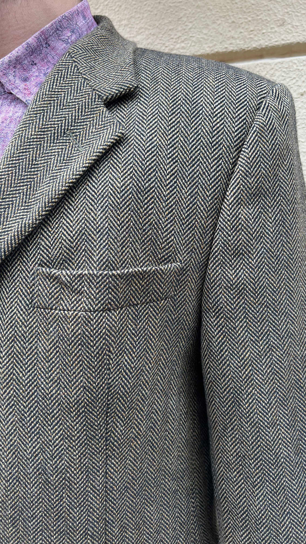 Brown Textured Blazer