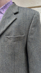 Brown Textured Blazer