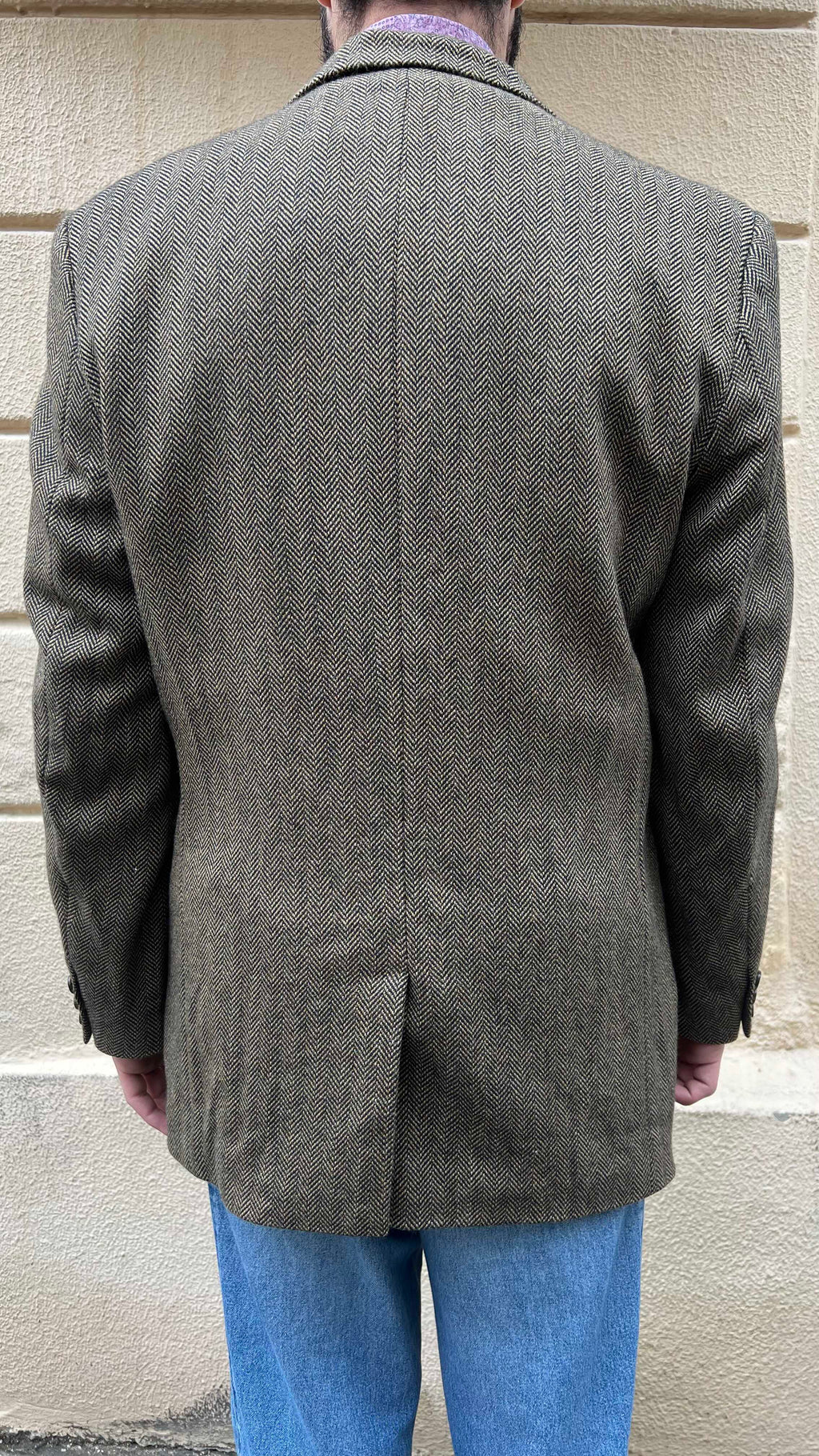 Brown Textured Blazer