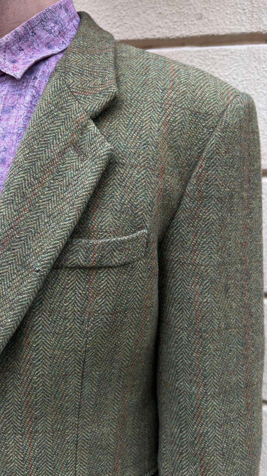 Green Textured Blazer