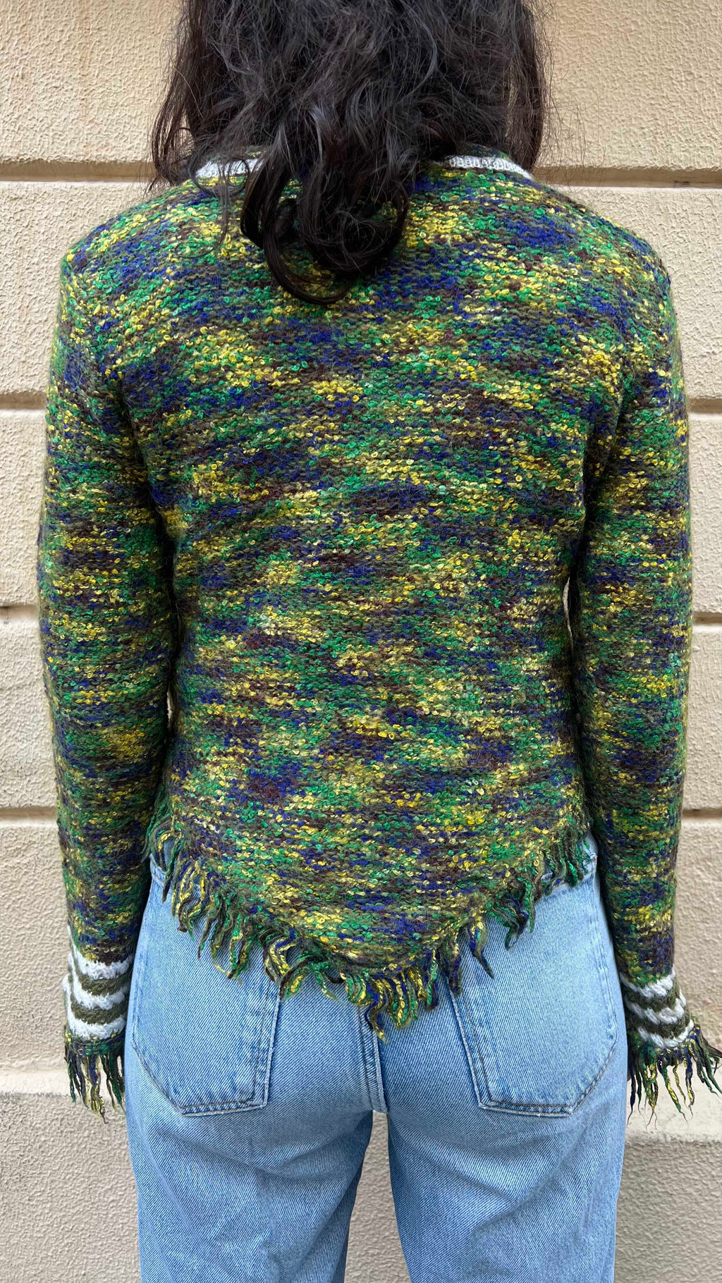 Green Vintage Knitted Sweater