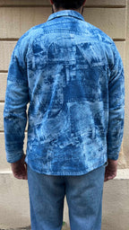 Blue Patterned Fleece