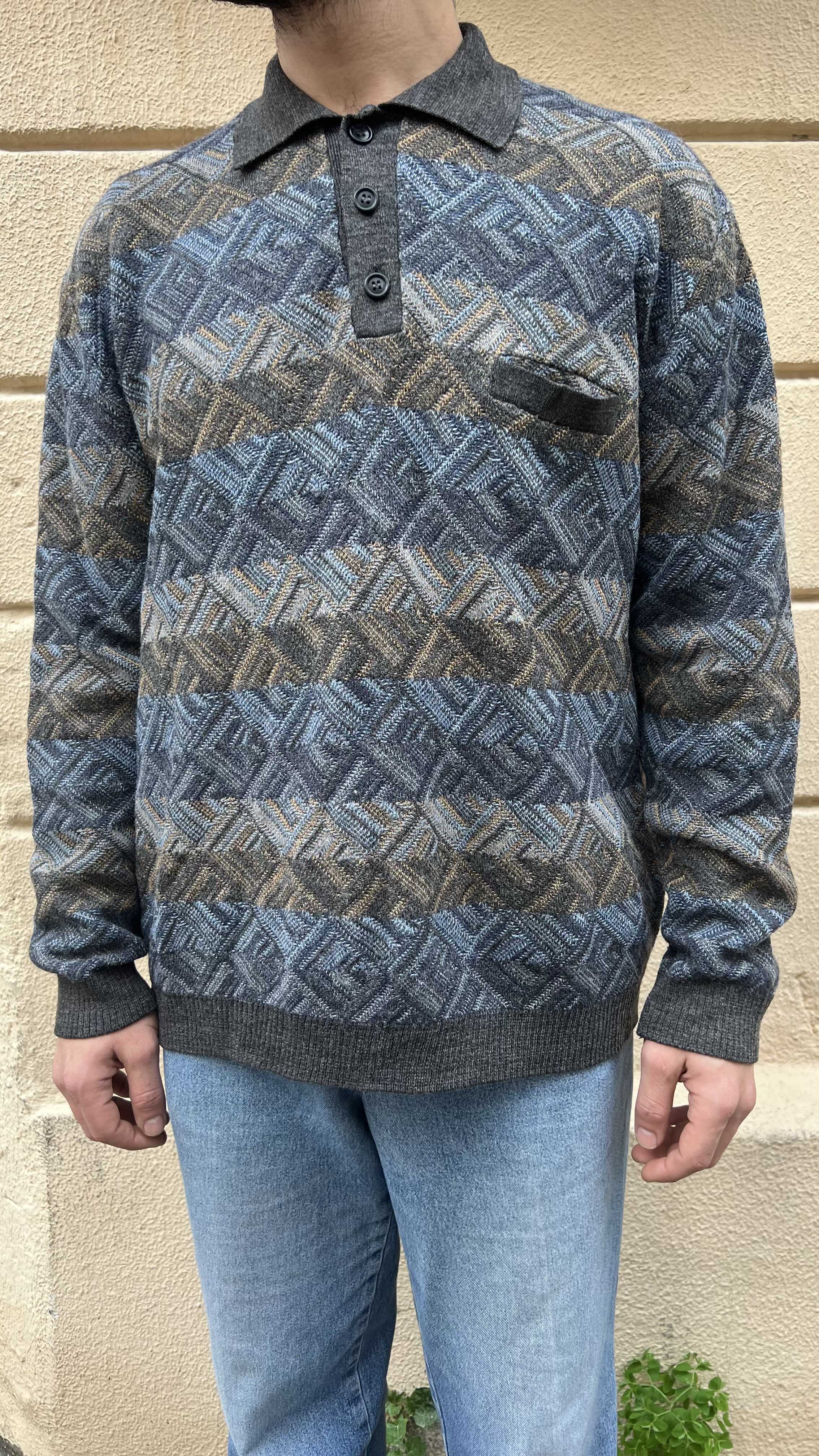 Textured Knitted Sweater