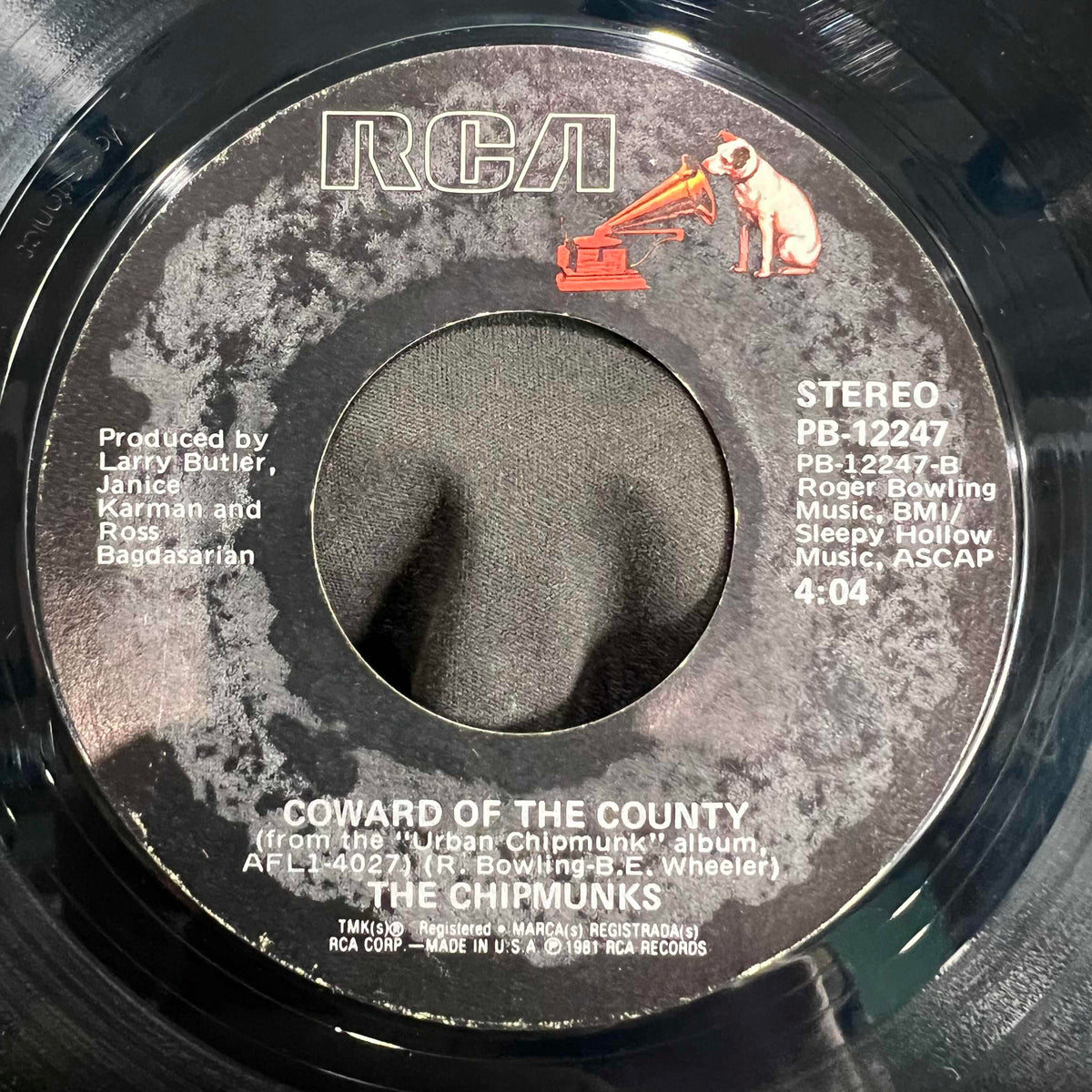 The Chipmunks - On The Road Again / Coward Of The County