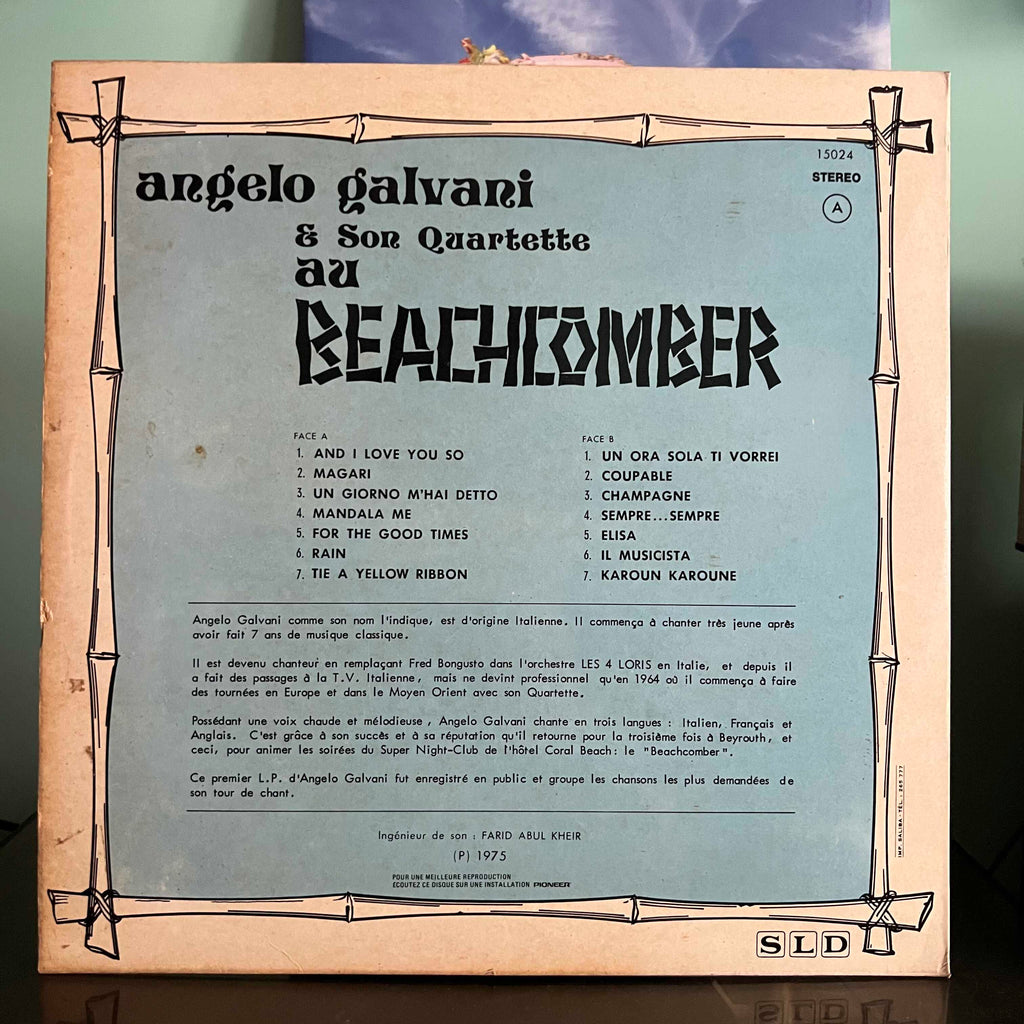 Angelo Galvani - Une Soirée au Beachcomber (Rare)