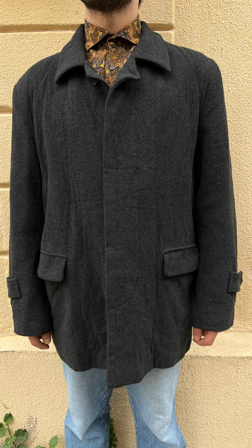 Dark Grey Wool Coat