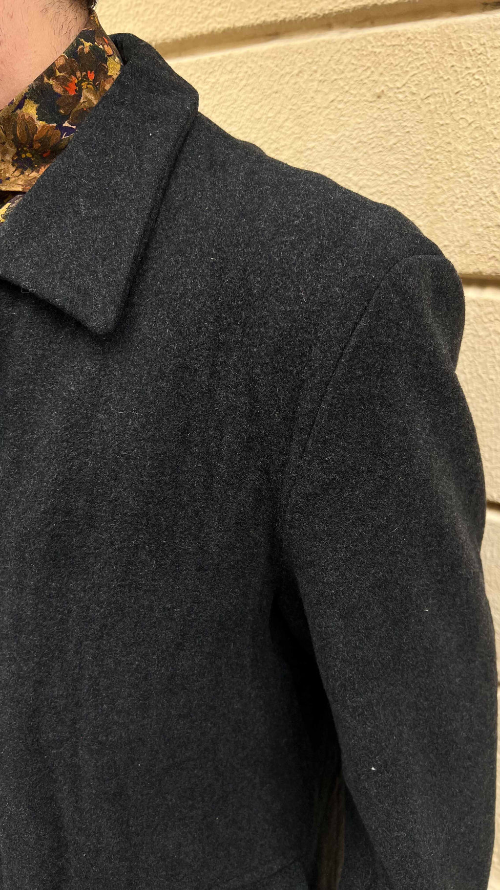 Dark Grey Wool Coat