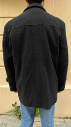 Dark Grey Wool Coat