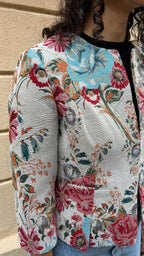 Vintage Floral Tapestry Blazer