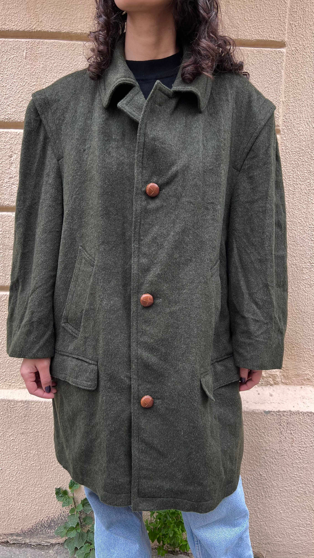 Dark Green Long Coat