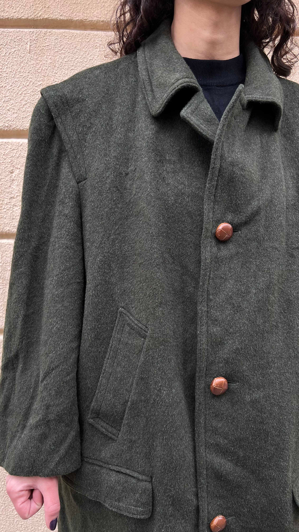 Dark Green Long Coat