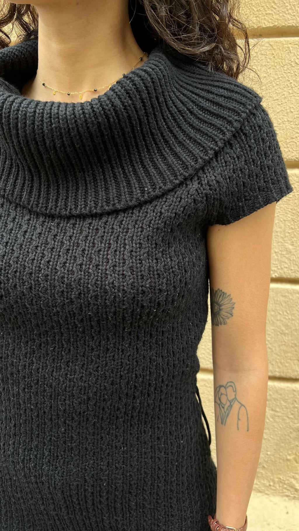 Black Knit Dress