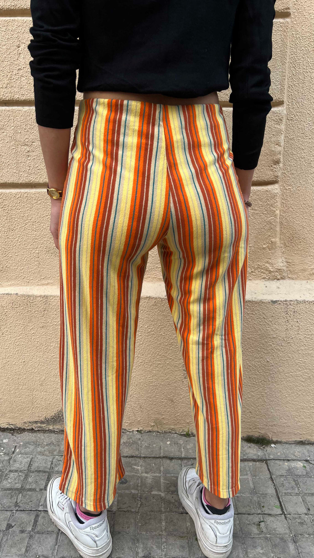 Multicolor Striped Pants