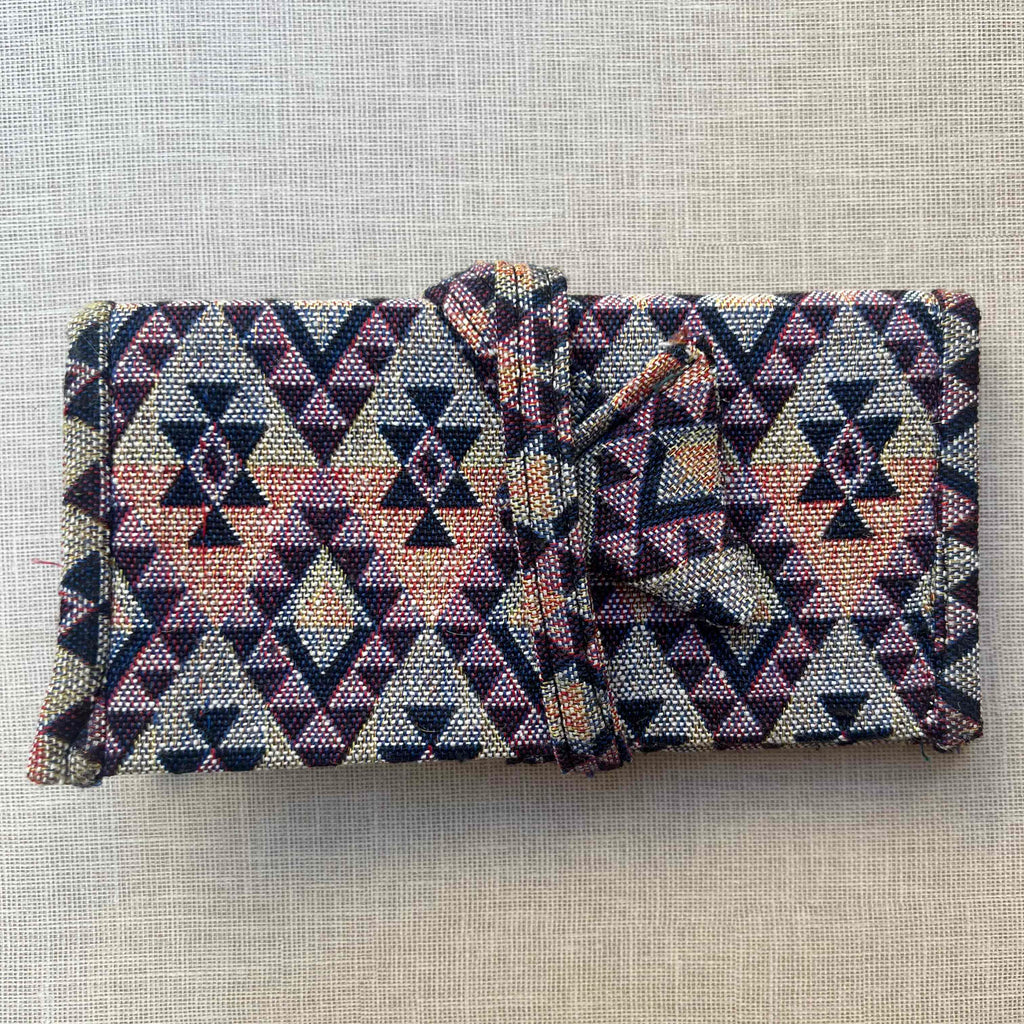 Woven Aztec Pattern Tobacco Pouch