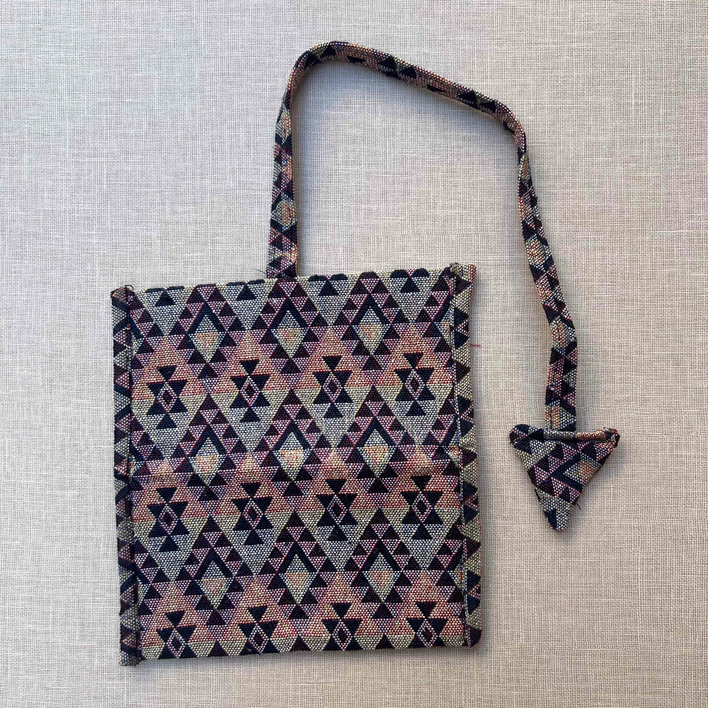 Woven Aztec Pattern Tobacco Pouch