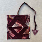 Burgundy Floral Tobacco Pouch