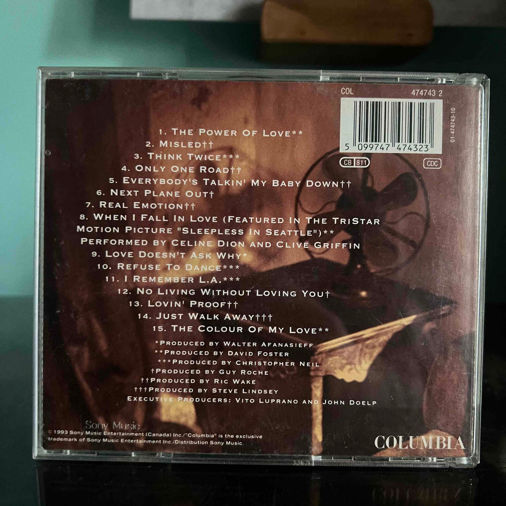 Celine Dion - The Colour of My Love