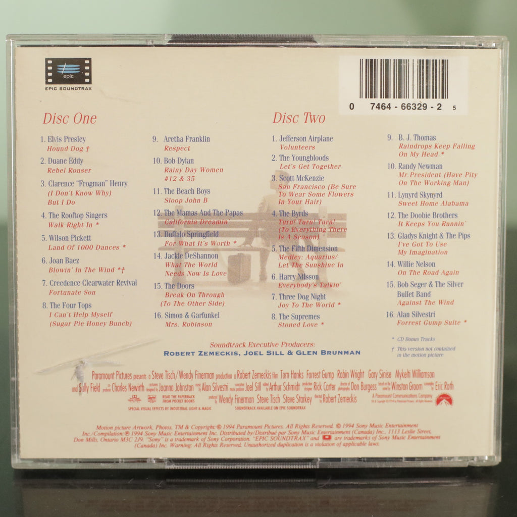 Forrest Gump - The Soundtrack (Double CD)