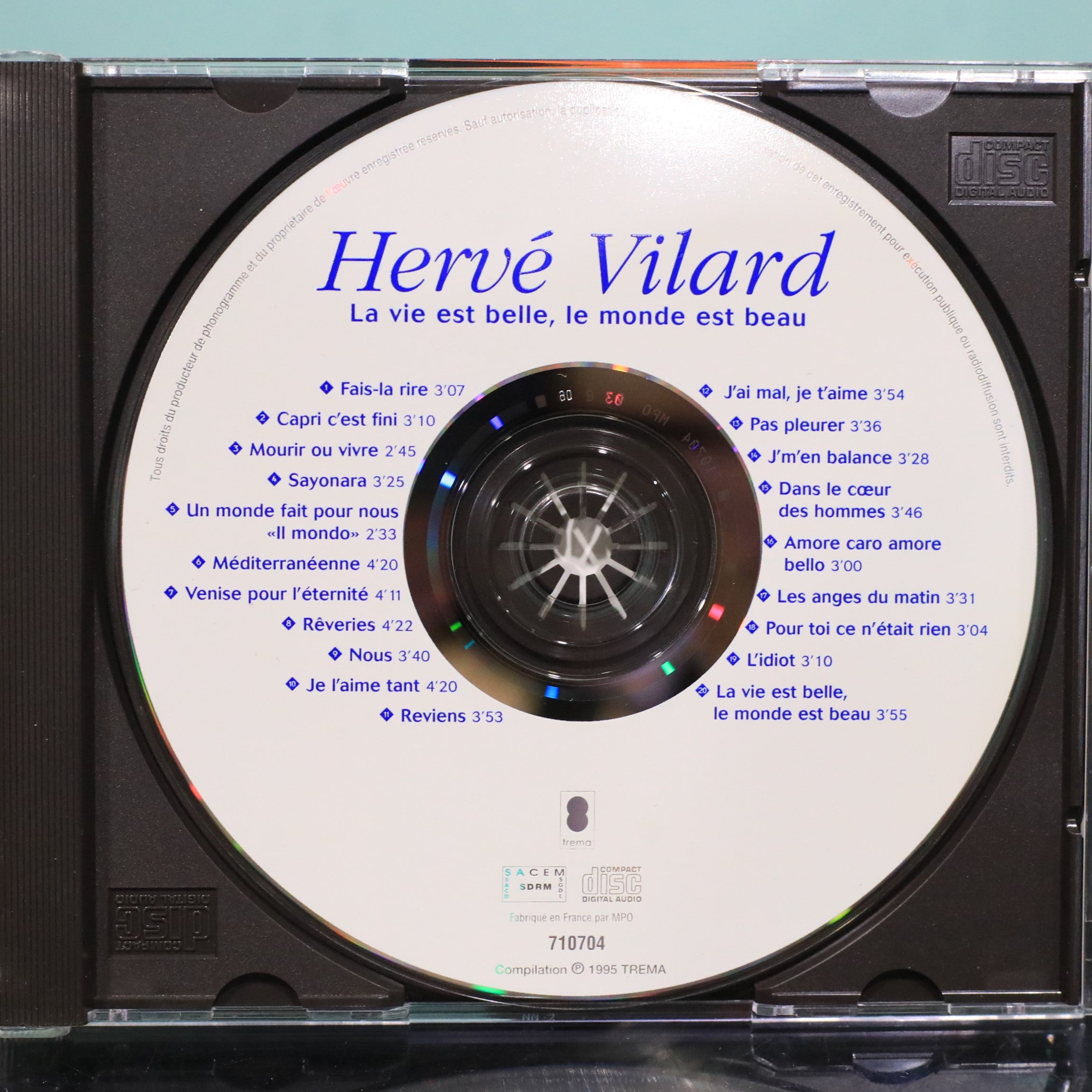 Hervé Vilard – La Vie Est Belle, Le Monde Est Beau