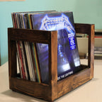 Wooden Vinyl Crate - Small