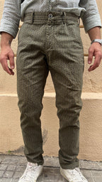Green Paisley Pattern Trousers