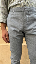 Grey Light Wool Pants