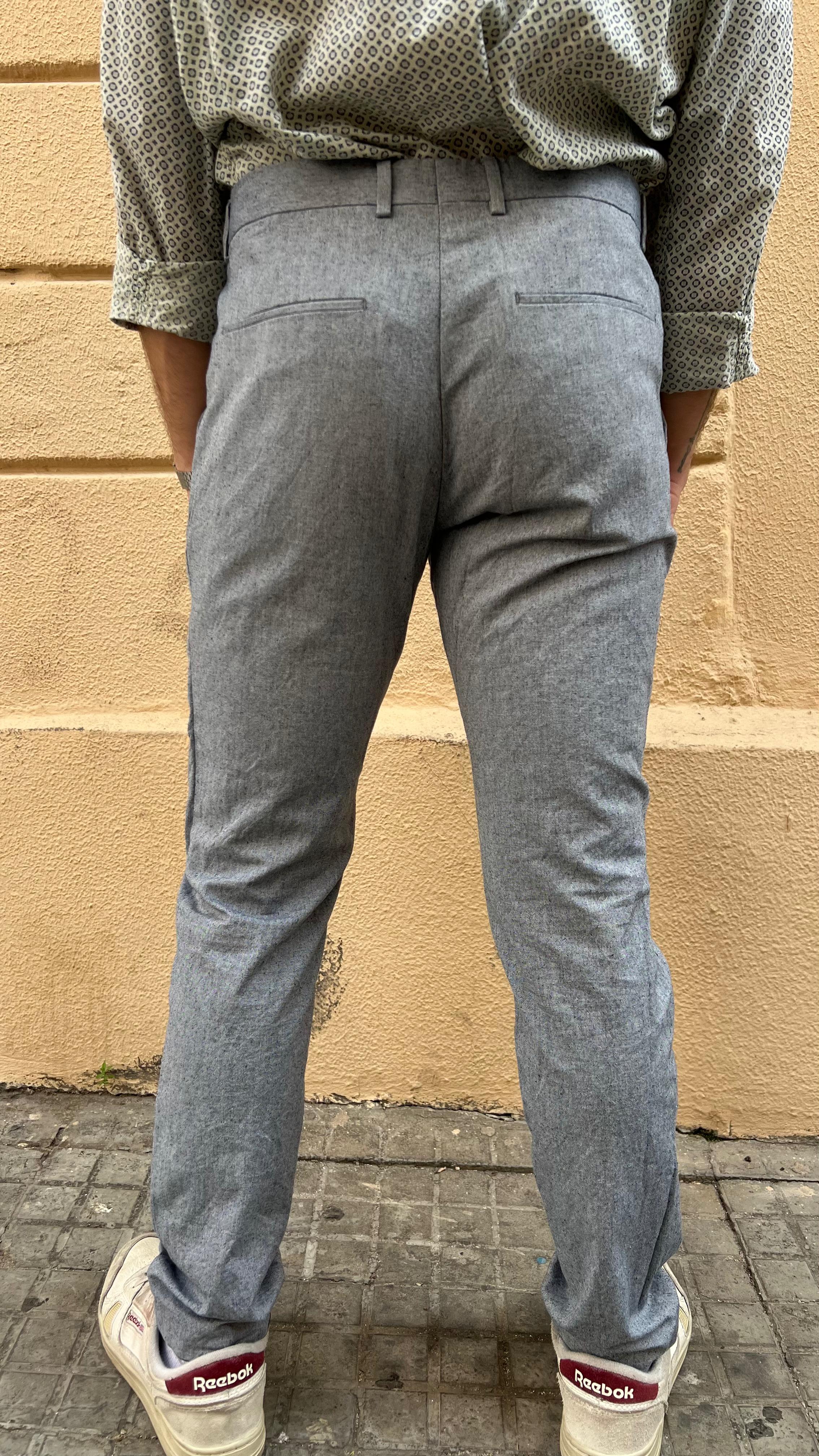 Grey Light Wool Pants