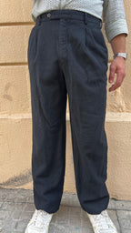 Black Wool Pants