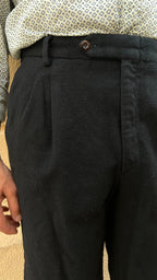 Black Wool Pants