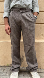Brown Wool Pants