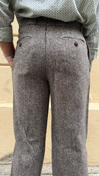 Brown Wool Pants