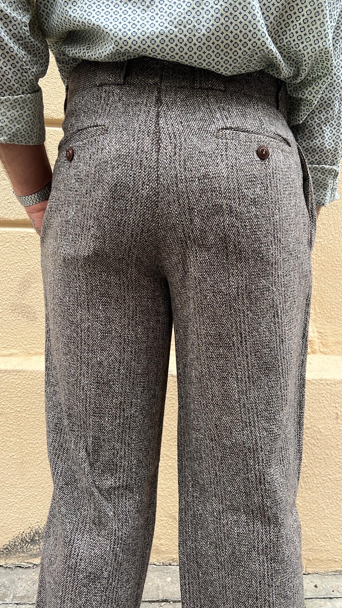 Brown Wool Pants
