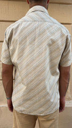Vintage Diagonal Stripe Shirt