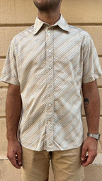 Vintage Diagonal Stripe Shirt