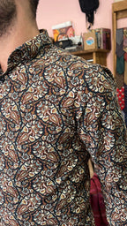 Retro Paisley Print Shirt