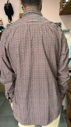 Red & Gray Houndstooth Shirt