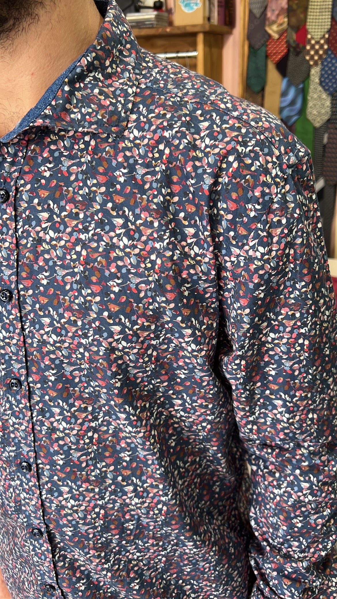 Leaves Print Shirt