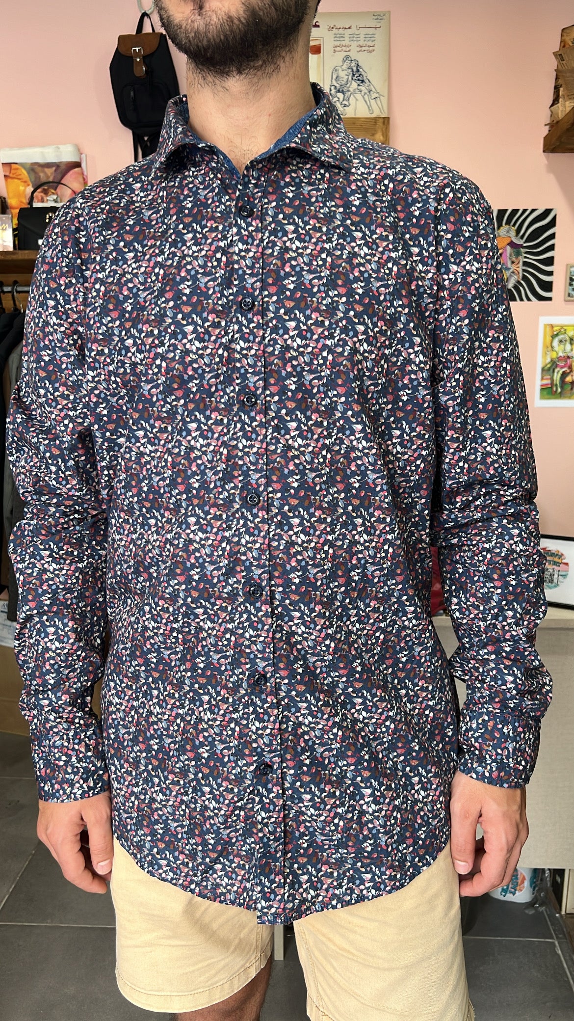 Leaves Print Shirt