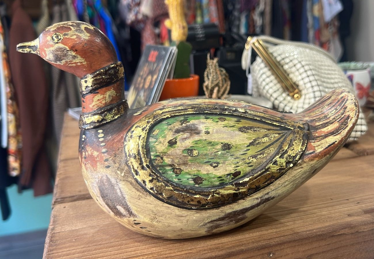 Vintage Wooden Duck