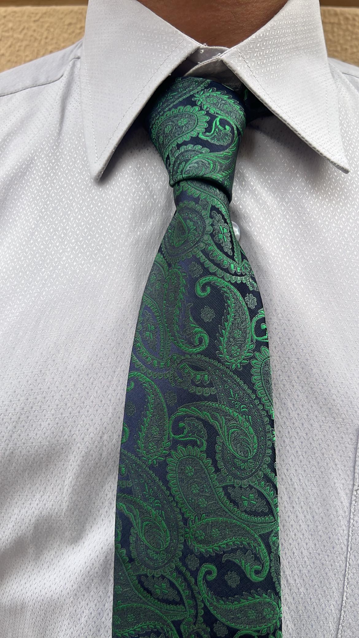 Paisley Tie and Pocket Square Set