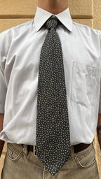 Dark Grey Textured Tie