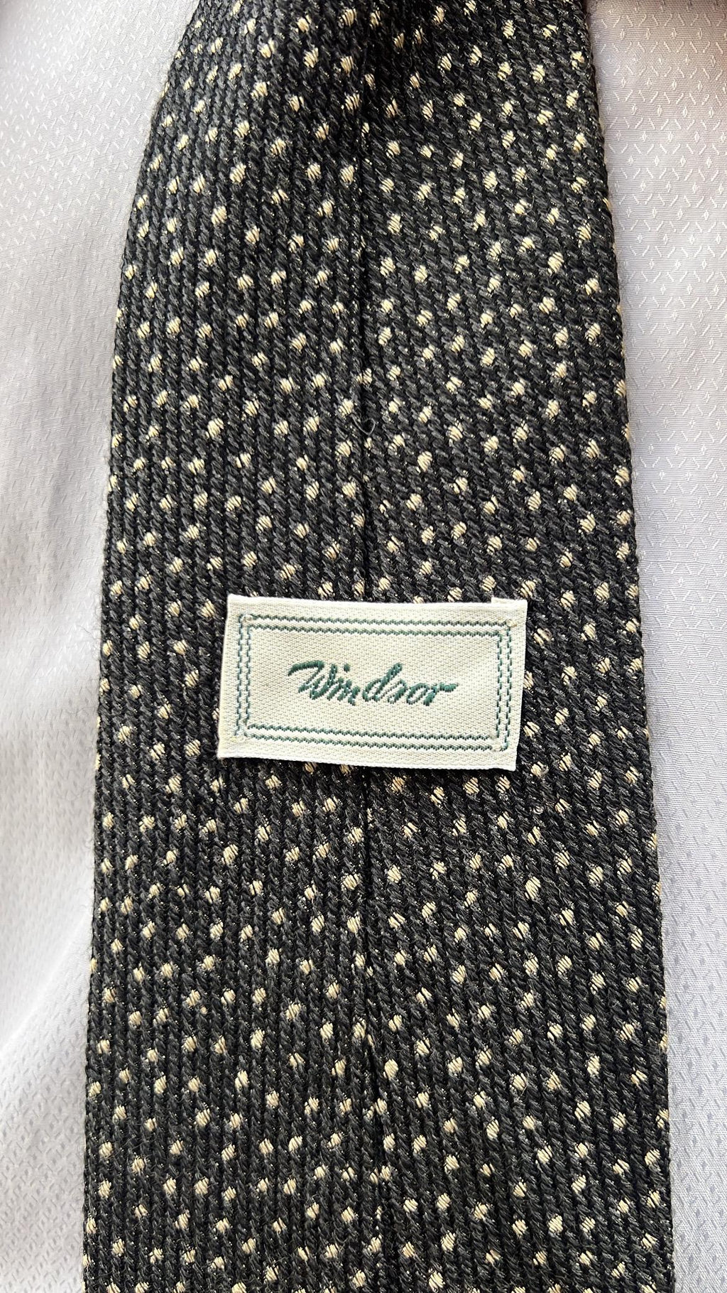 Dark Grey Textured Tie