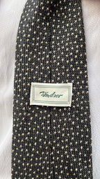 Dark Grey Textured Tie