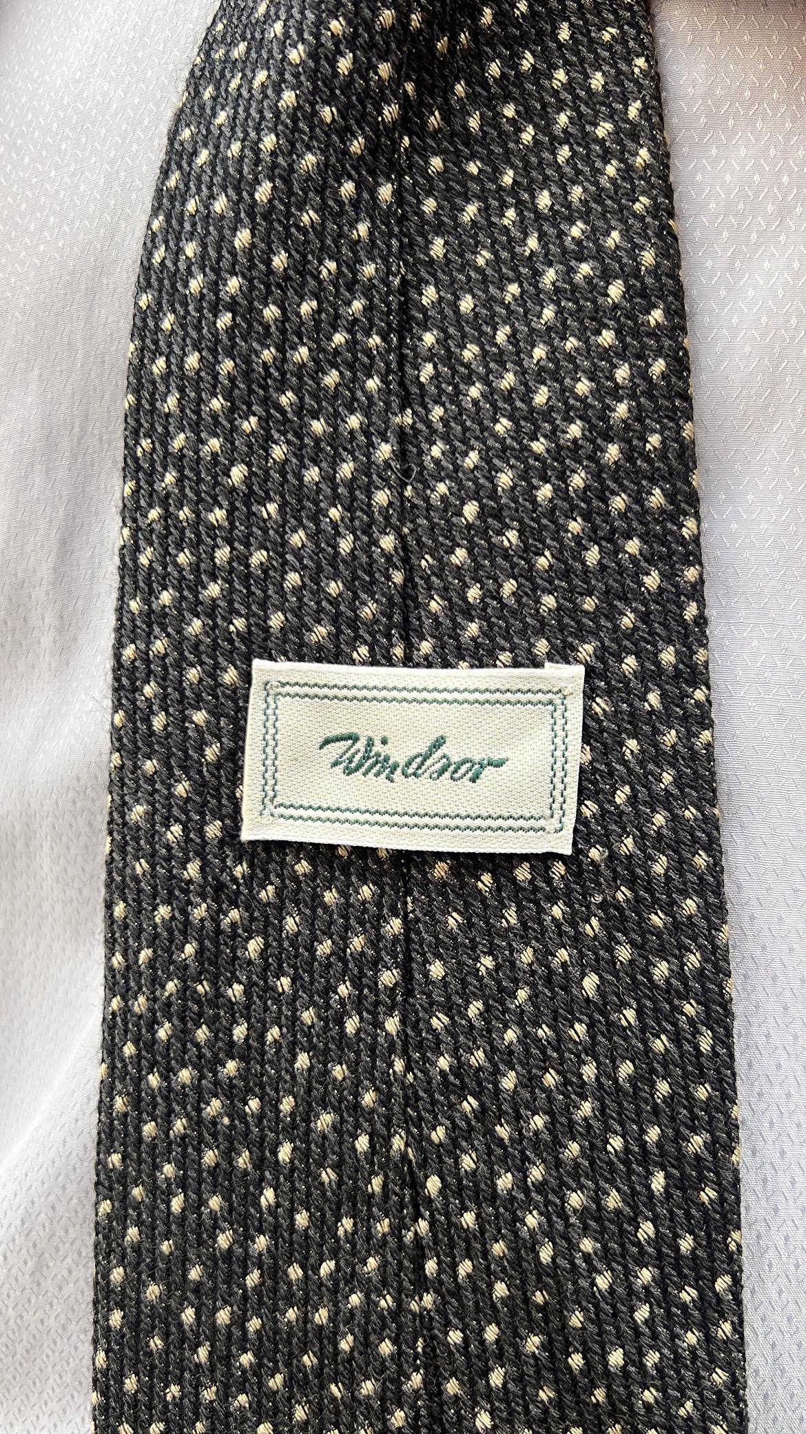 Dark Grey Textured Tie