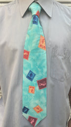 Stamp Print Necktie