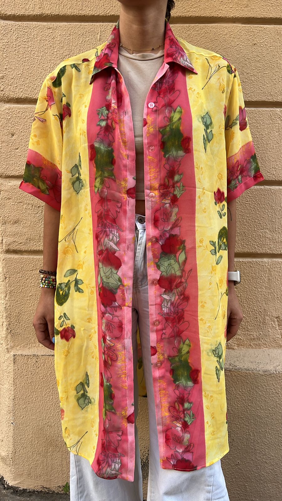 Longline Floral Shirt