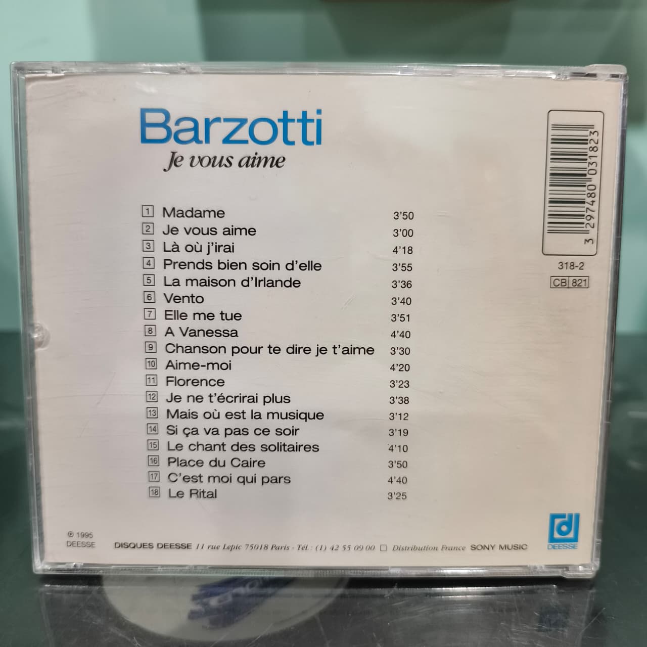 Claude Barzotti - Je Vous Aime