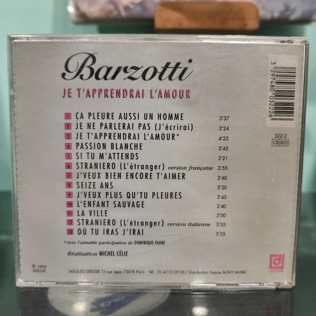 Claude Barzotti - Je T'apprendrai L'amour